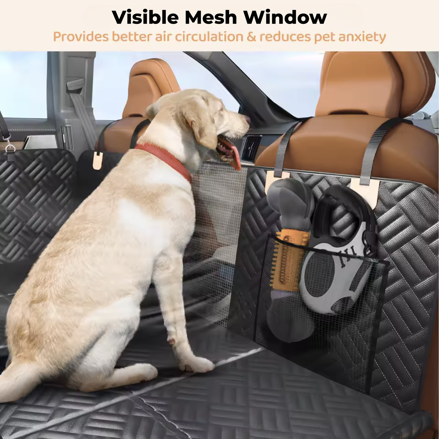 Paw Cover- Hard Bottom Dog Car Seat Protector